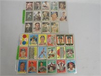 1957, '58 & '59 TOPPS BB CARDS: