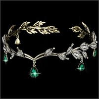 Emerald Fairy Crown - Elf Bronze