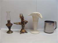 Unique Maya Figure, Lantern, Vase and Sifter