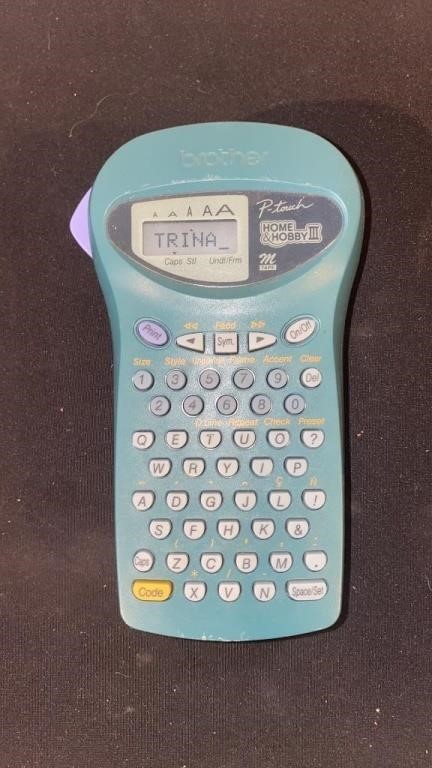 Brother P-Touch Model PT-85 Label Maker, Tested,