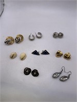 PIERCED EARRING LOT OF 8