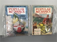 Vintage Popular Mechanics Magazines- 1952 & 57