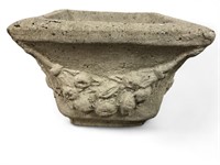 Vintage 5.5" Cement Planter Pot