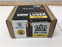 New box Monarch 9mm Luger ammo. 200 rounds.