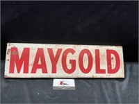 Metal Maygold Sign Insert