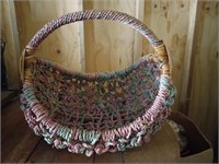 Large Vintage Woven Basket