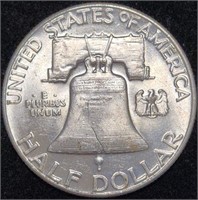 1950 Franklin Half Dollar Mint State Franklin Half