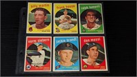 6 1959 Topps Baseball Cards A