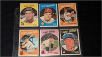 6 1959 Topps Baseball Cards H