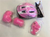 New Childrens Helmet & Pads