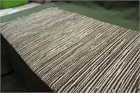 9'x12' Cotton Flat Weave Rug Brown & Tan Unused