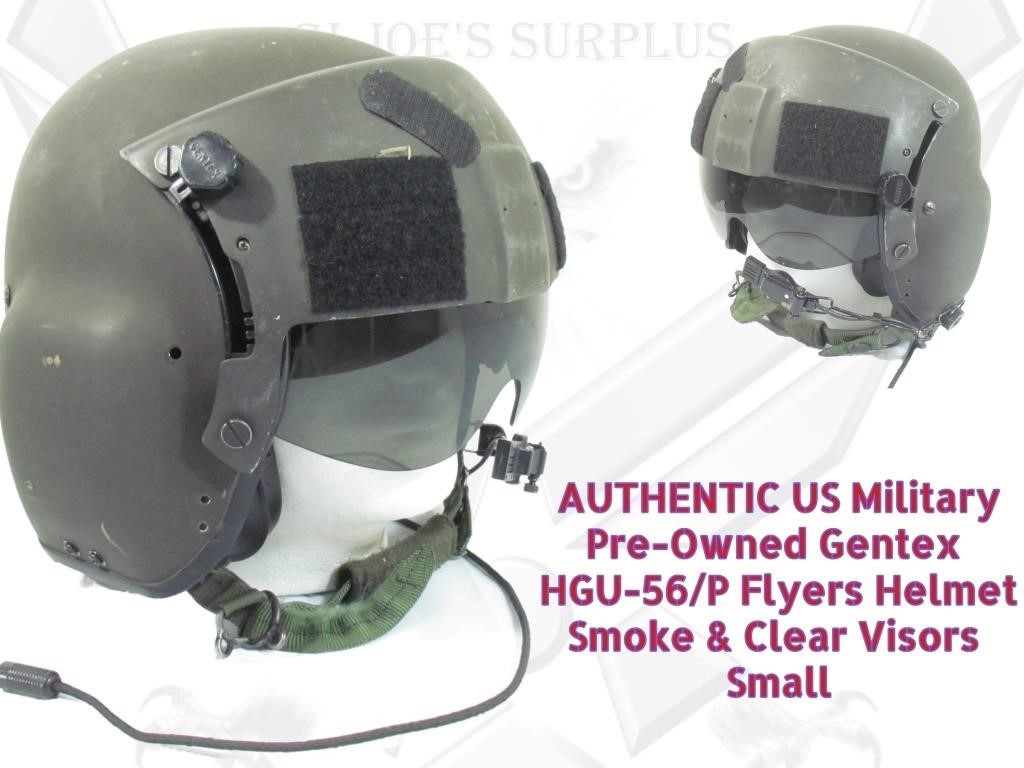 MILITARY Gentex HGU56/P Pilot Flight Helmet Mic A4