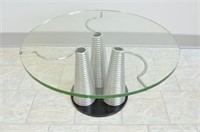 FRENCH 1970'S COILED SPRING COFFEE TABLE