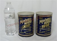 Vintage Maxwell House Metal Coffee Cans