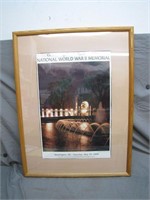 2004 Dedication Poster Of National WW II Memorial