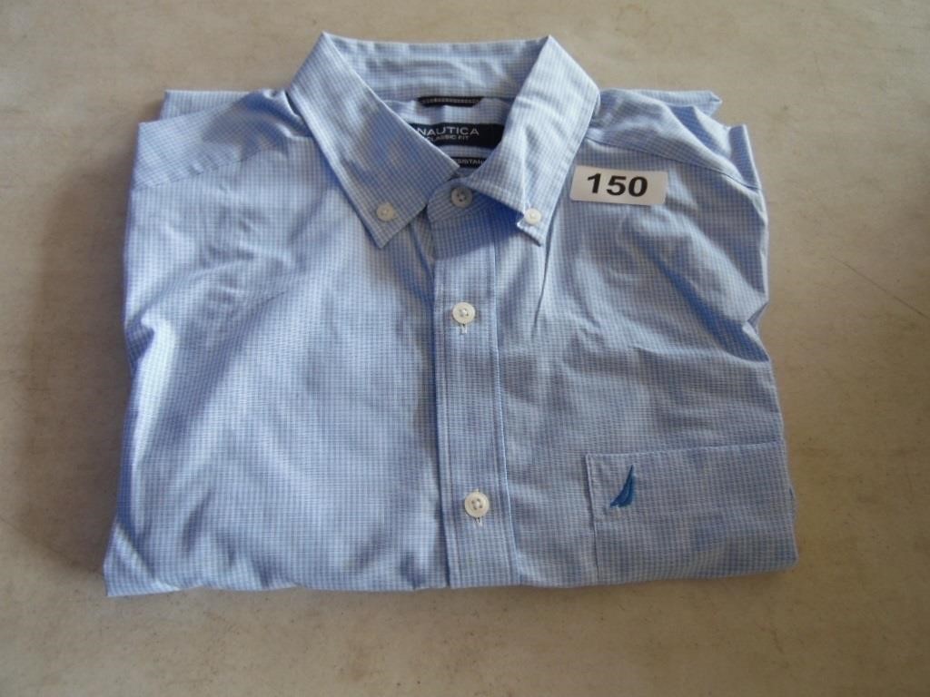NAUTICA SHIRT, SIZE SMALL, NEW WITH TAGS