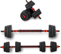 (1) Of 2-IN-1 Adjustable Dumbbell/Barbell 20KG