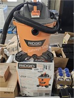 2- asst ridgid wet/dry vacs (1-out of box)