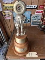 NHRA Division Winner Vintage Drag Racing Trophy