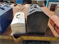 T- TWO METAL TOOL BOXES