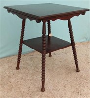 Oak Square Parlor Table, 24" x 29" h, needs legs
