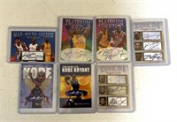 7  Kobe Bryant Iconic Ink basketball cards