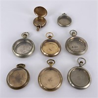 Group of Antique Pocket Watch Cases