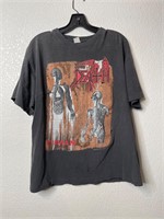 Vintage Death Concert Shirt 1991-1992 Repaired