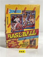 Vtg Don Russ ‘91 Unopened Box 36 Packs Baseball