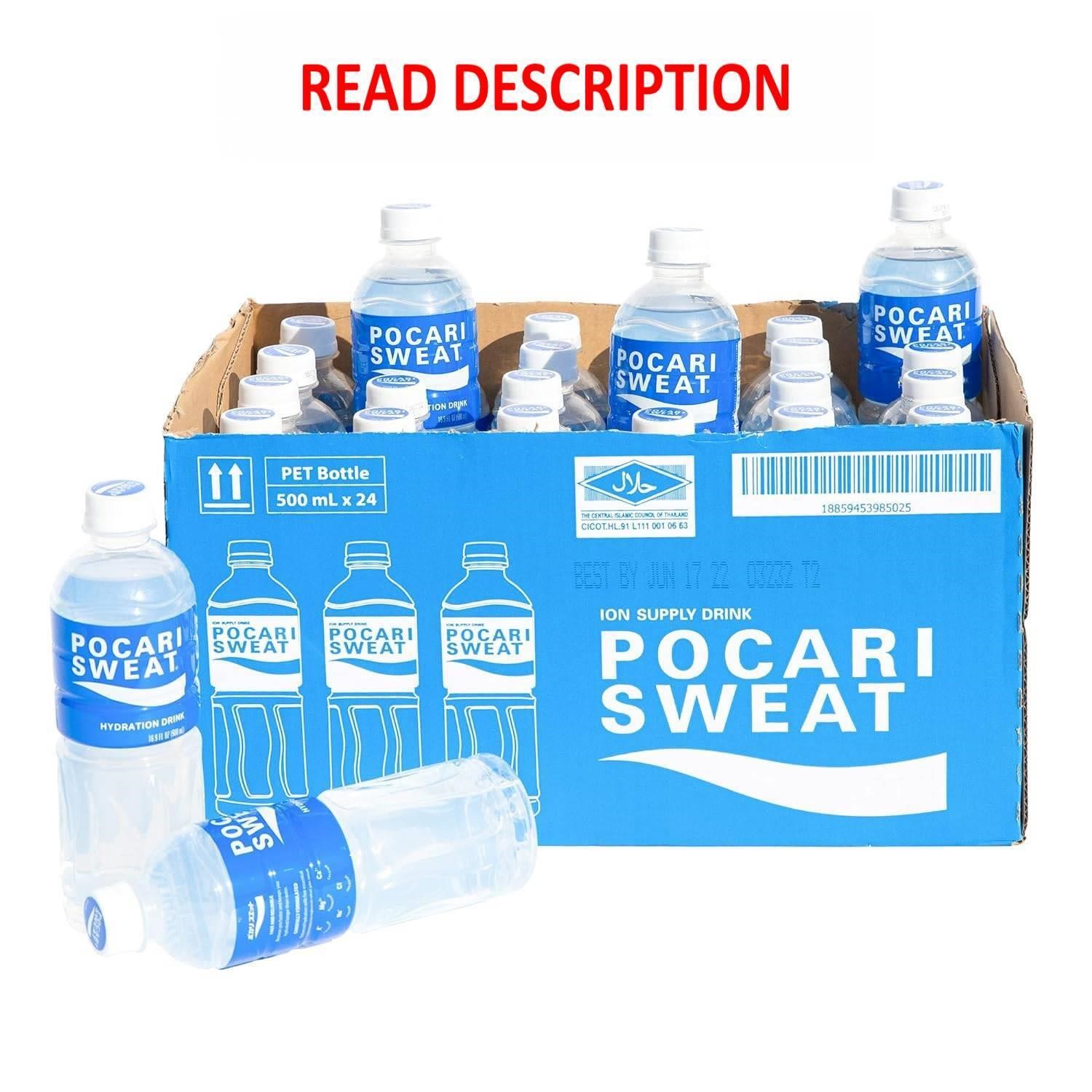 Pocari Sweat 24-Pack  16.9oz PET Bottles