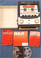 RCA VICTOR SOUNDTRACK TAPE RECORDER W ASST TAPES