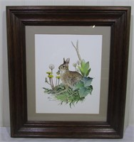 Framed limited edition Ned Smith print of the