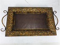 Vintage-Style Wooden Serving Tray