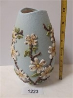 Dogwood Art Vase Signed