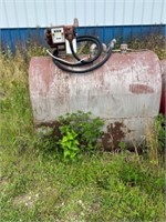 Approximately 175 gallon fuel tank with electric p