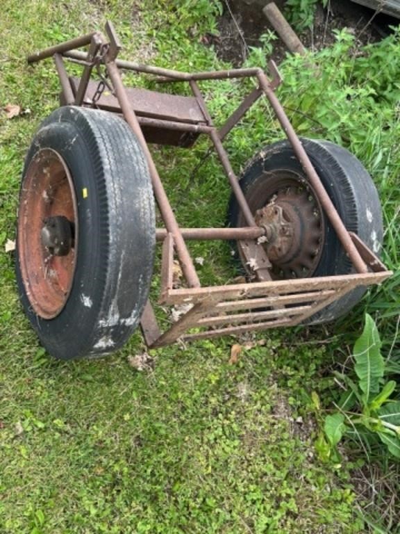 Homemade torch cart