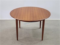 Teak Round Extension Dining Table