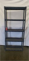 Rubbermaid 5 Tier Plastic Sheving.