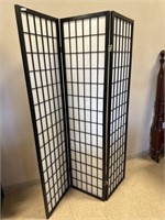 Modern 3 panel folding screen divider