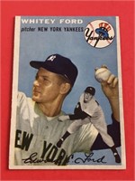 1954 Topps Whitey Ford Yankees HOF 'er