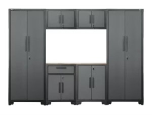6Pc Garage Storage Cabinet Set