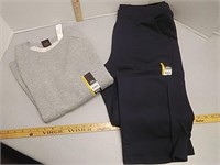 NEW Sweatshirt & Sweatpants Size Large Women's