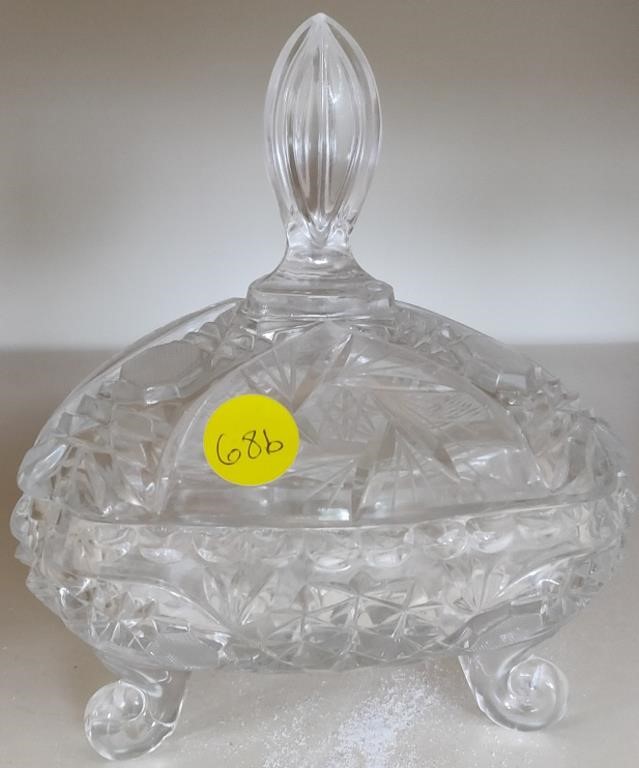 Crystal Covered Dish