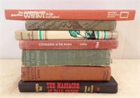 GROUP OF VINTAGE BOOKS, ONE DATED LATE 1800'S