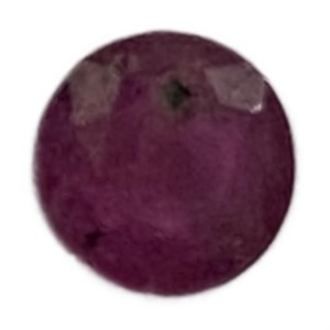 Natural Round Cut .30ct Ruby