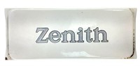 Vintage Zenith Porcelain Advertising Sign