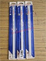 Three Packs of NEW Lenox Hacksaw Blades (con1)