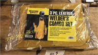 3pc leather welder’s combo set