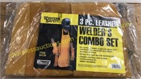 3pc leather welders combo set