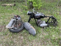 1960 Jawa Motorcycle For Parts